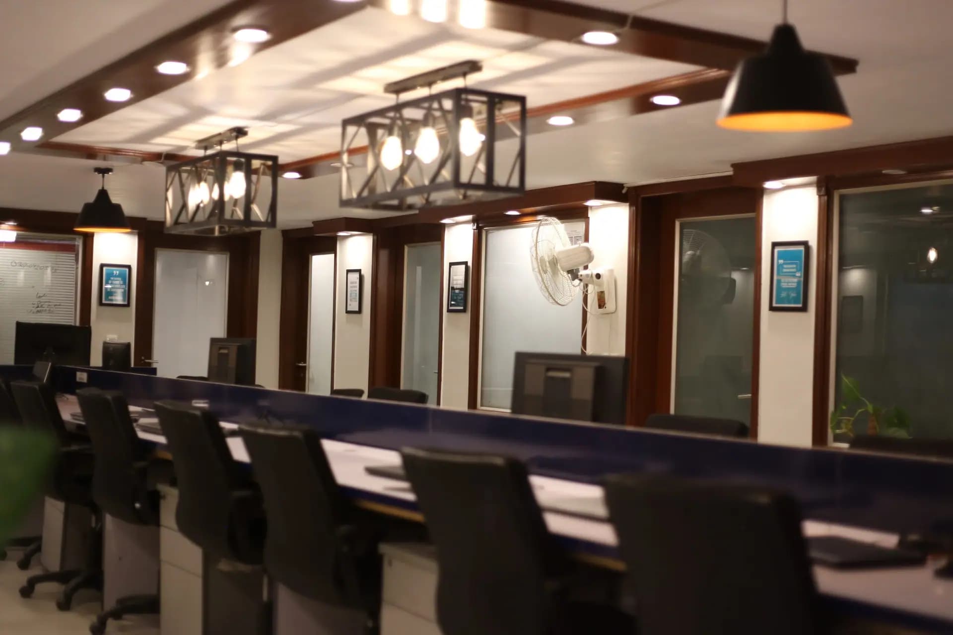 The open coworking hall at DG Space, Gulshan-e-Iqbal