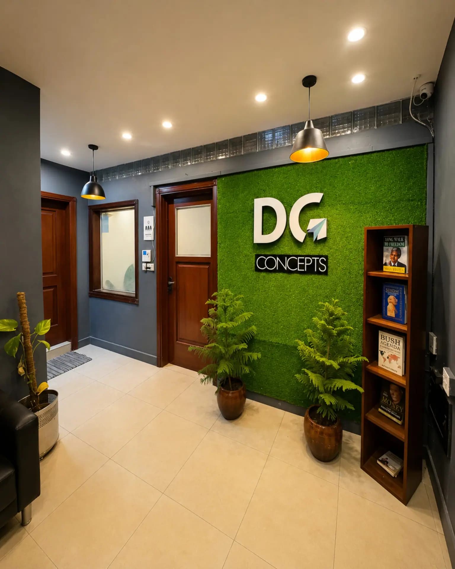 The DG Space reception
